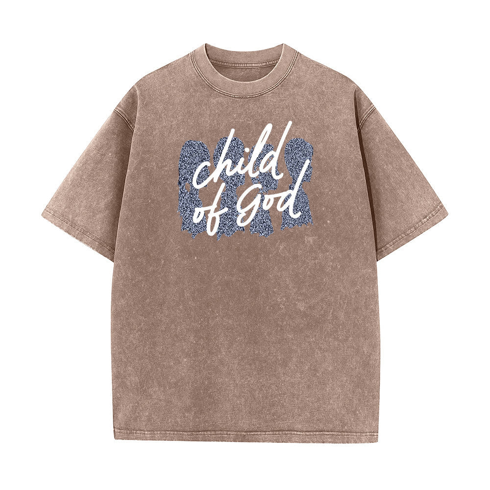 Christianartworkshop Child of God Unisex Washed T-Shirt