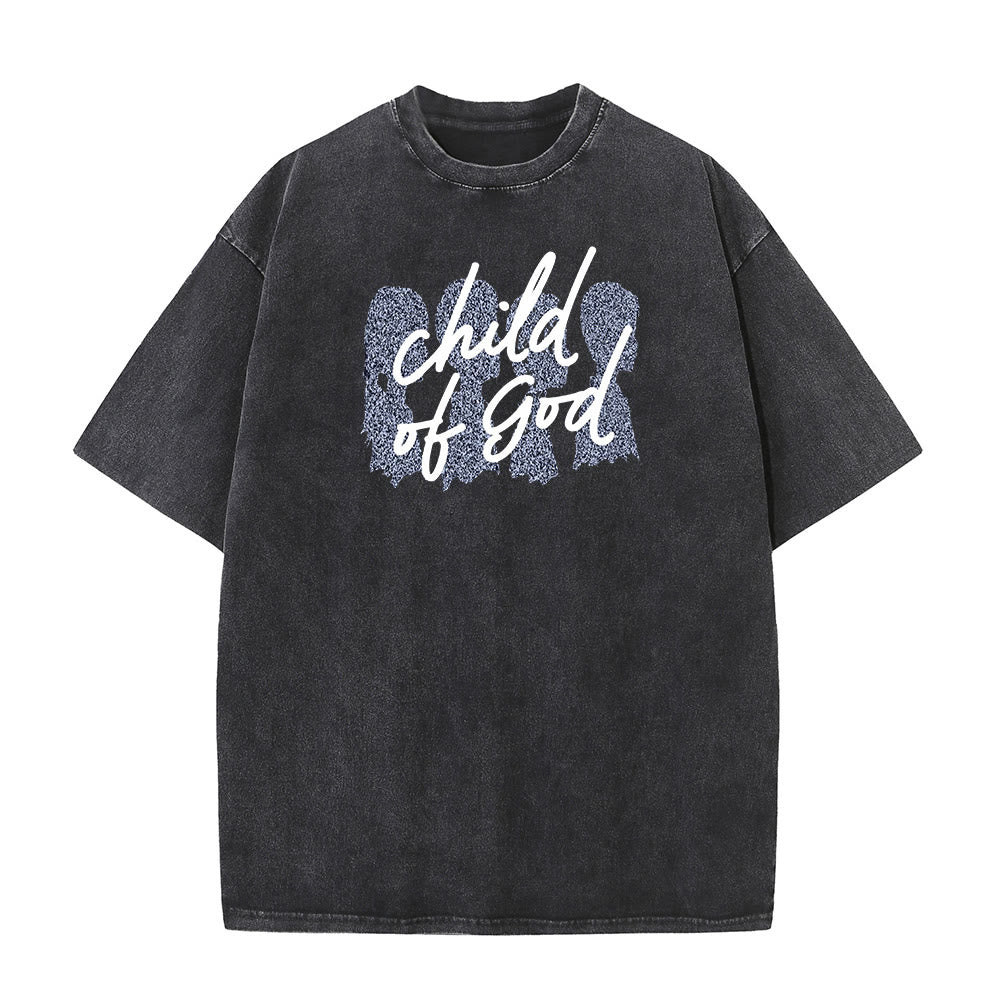 Christianartworkshop Child of God Unisex Washed T-Shirt