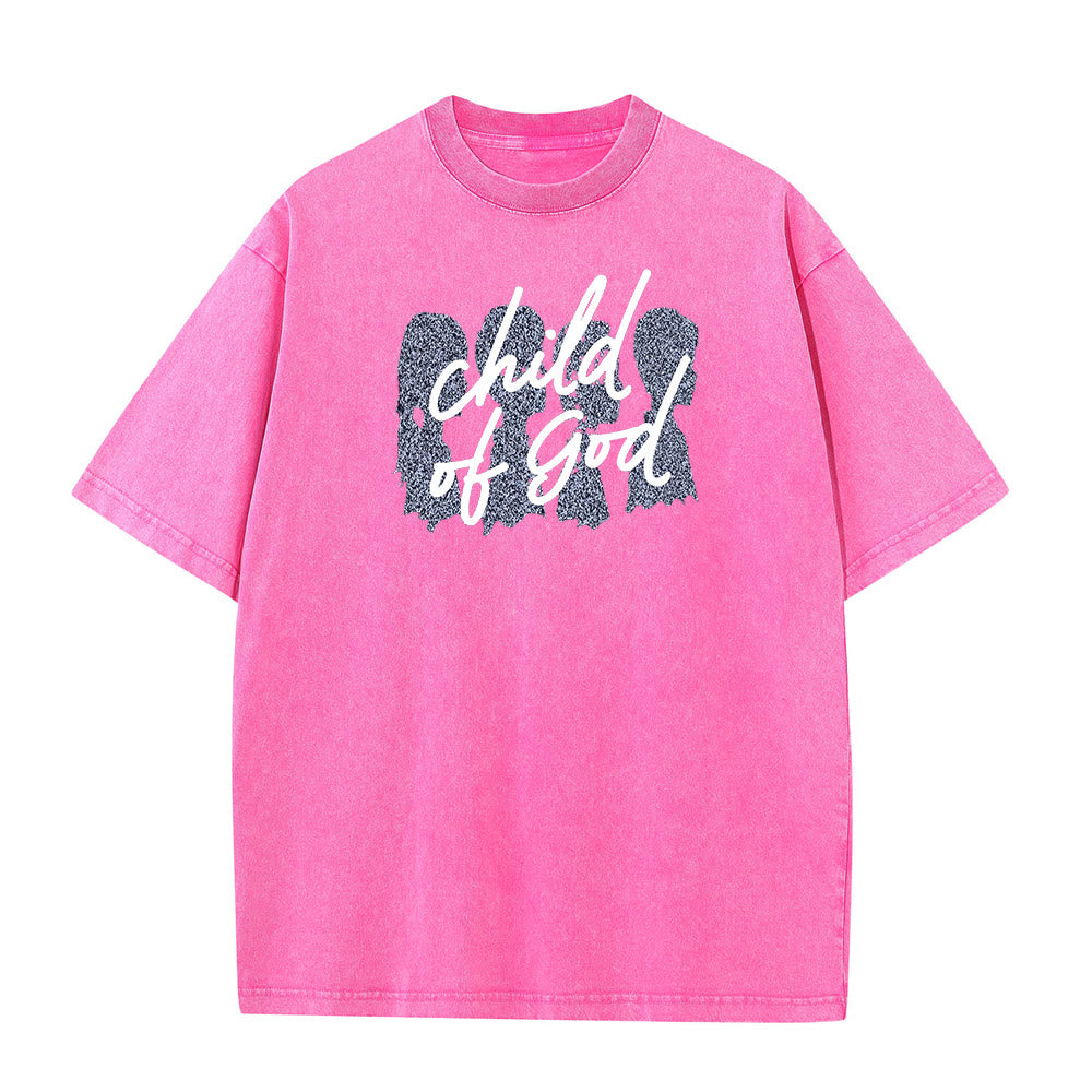 Christianartworkshop Child of God Unisex Washed T-Shirt