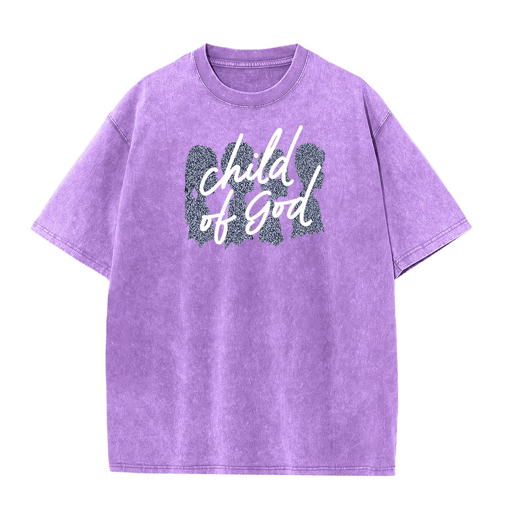 Christianartworkshop Child of God Unisex Washed T-Shirt