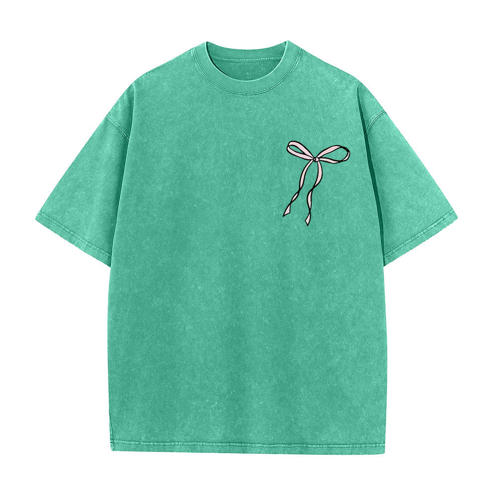 Christianartworkshop Faith Over Fear Unisex Washed T-Shirt
