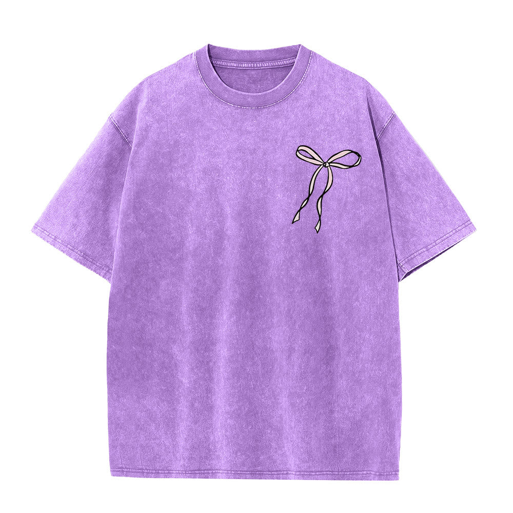 Christianartworkshop Faith Over Fear Unisex Washed T-Shirt