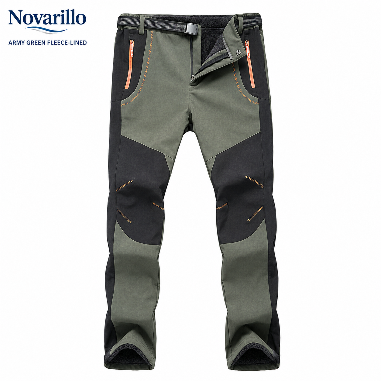 Windproof Waterproof Warm Elastic Waist Hiking Pants