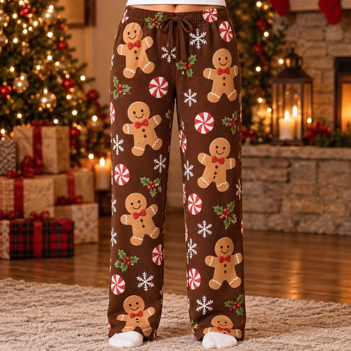 Custom Butt Flap Christmas Pajamas – Funny Holiday Sleep Pants