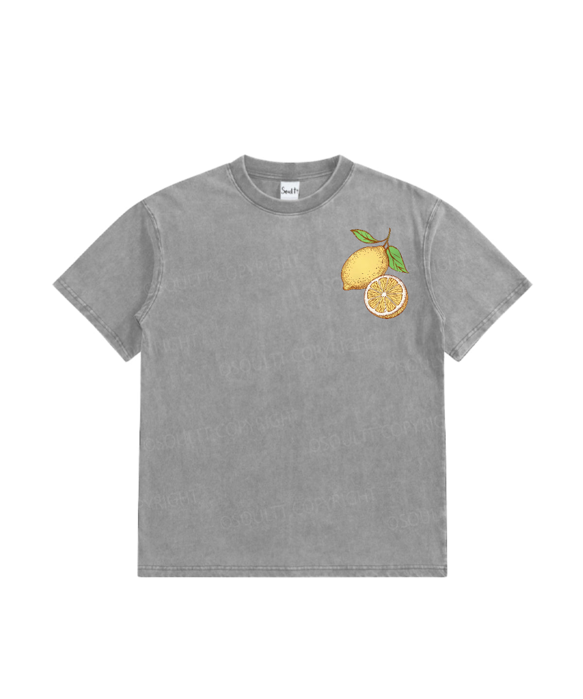 Kids Life Gave Me Some Lemons Double Sided Washed Christian T-shirt