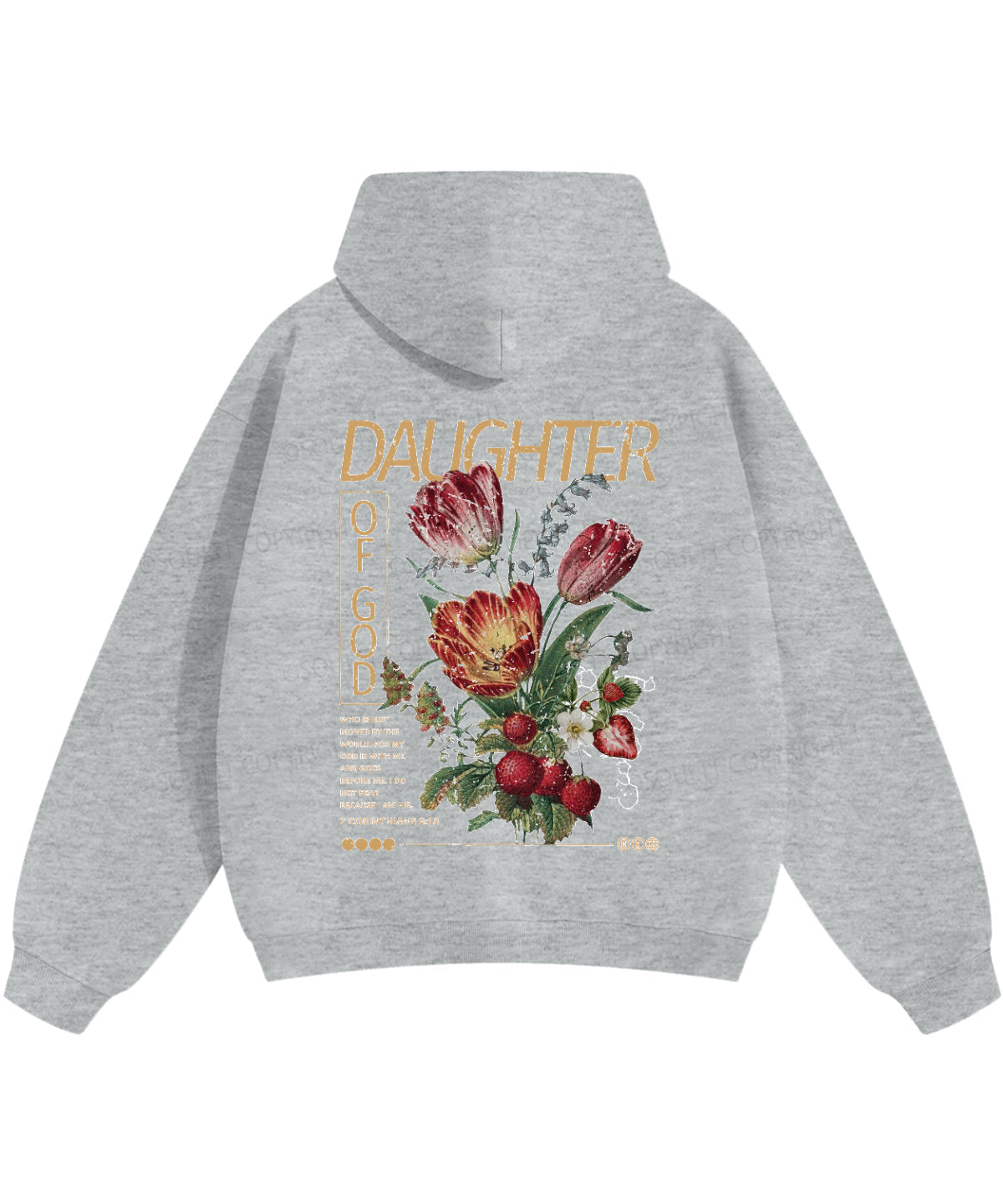 Daughter Of God Double Sided Christian Hoodie
