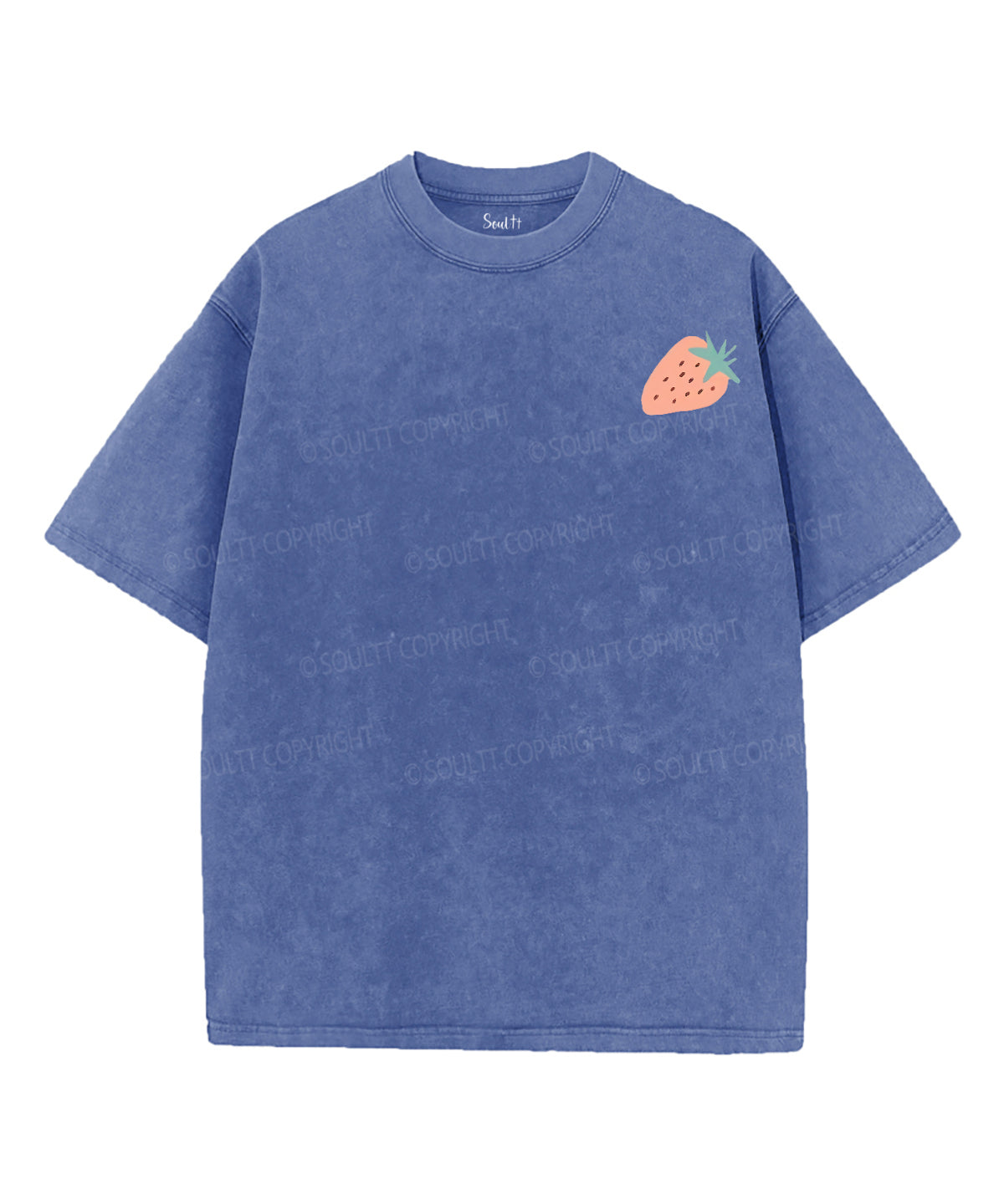 Created With Purpose Double Sided Unisex Washed Christian T-shirt
