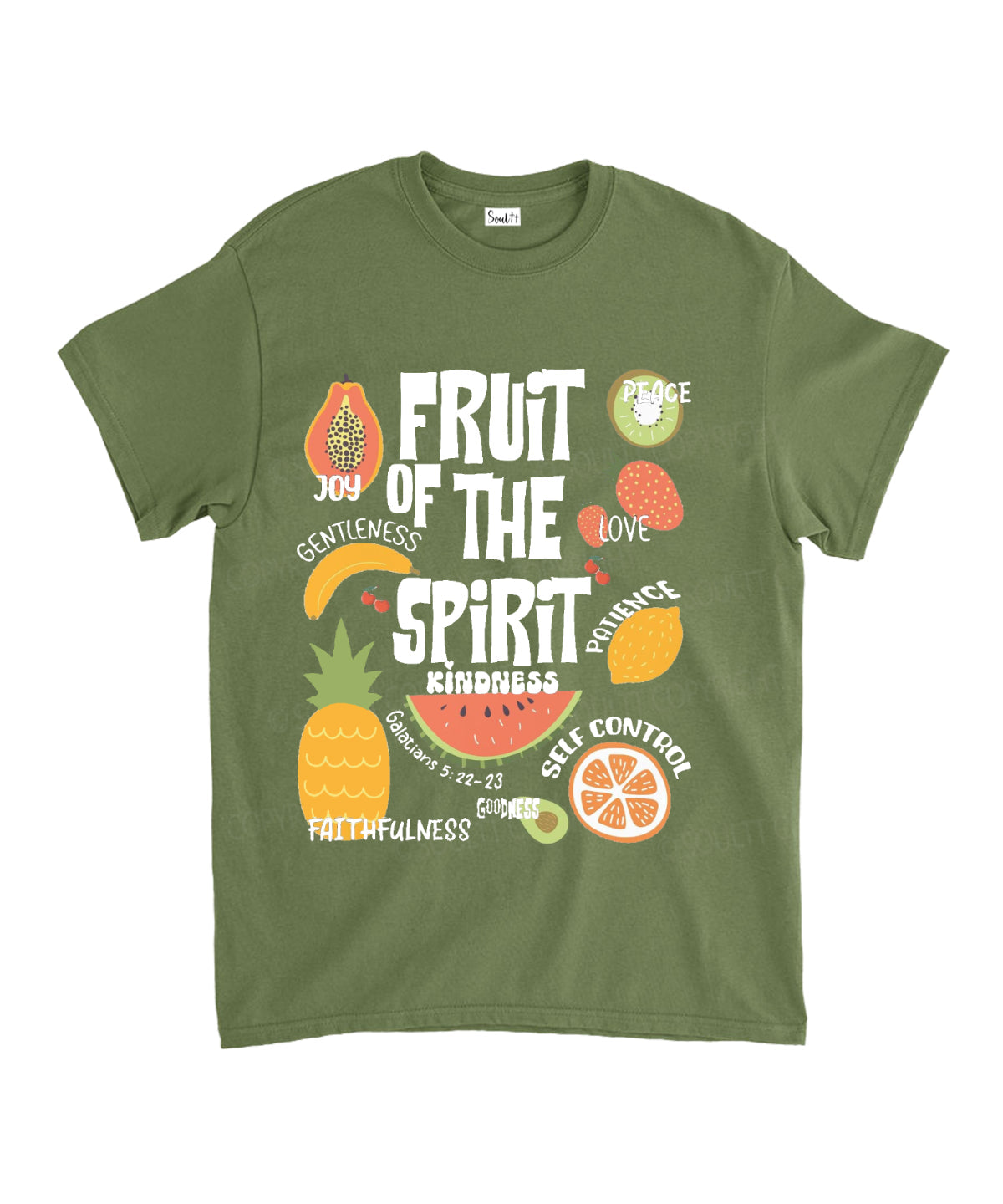 Fruit of the Spirit Unisex Cotton Christian T-Shirt