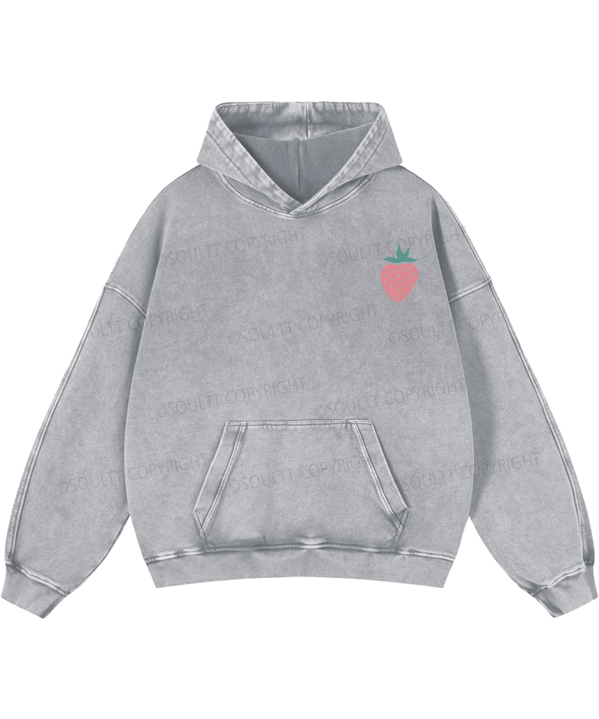 Fruit Of The Spirit Double Sided Washed Christian Hoodie