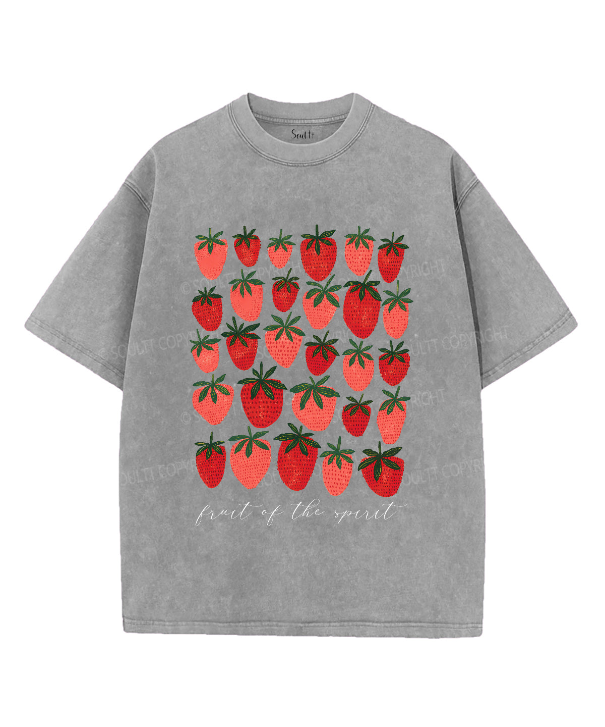 Fruit of the Spirit Unisex Washed Christian T-shirt