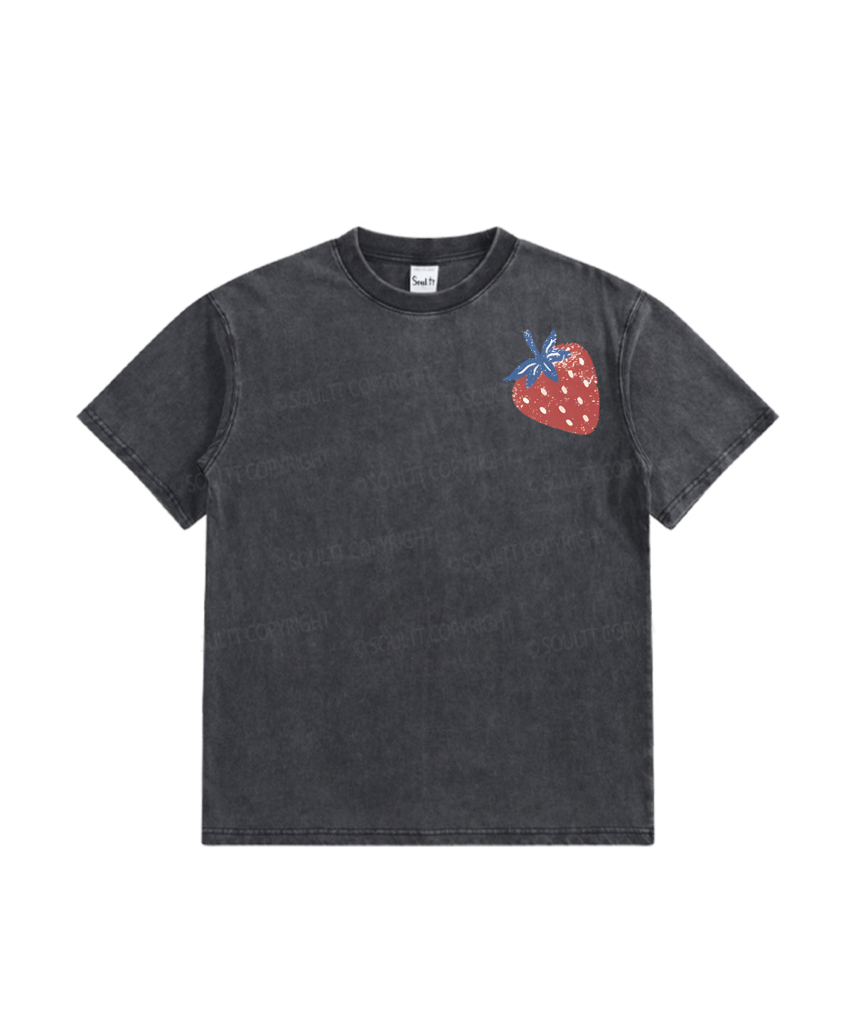 Kids Fruit Of The Spirit Double Sided Washed Christian T-shirt