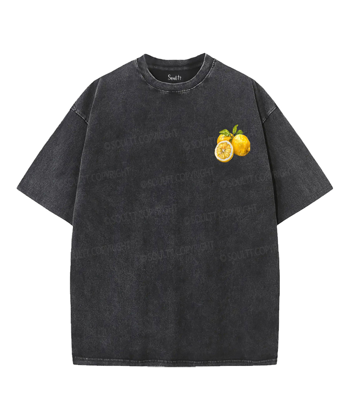 God Turns Lemons Double Sided Unisex Washed Christian T-shirt