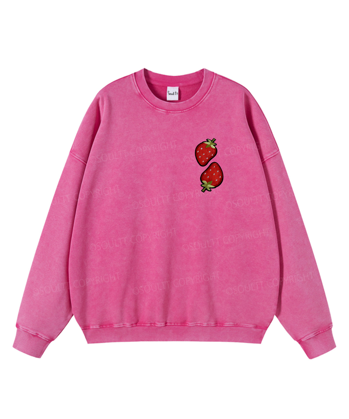 Fruit Of The Spirit Double Sided Washed Christian Sweatshirt