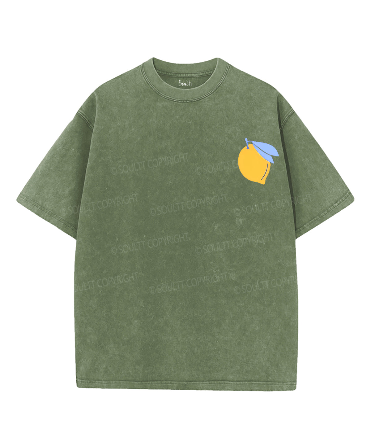 Life Gave Me Some Lemons Double Sided Unisex Washed Christian T-shirt