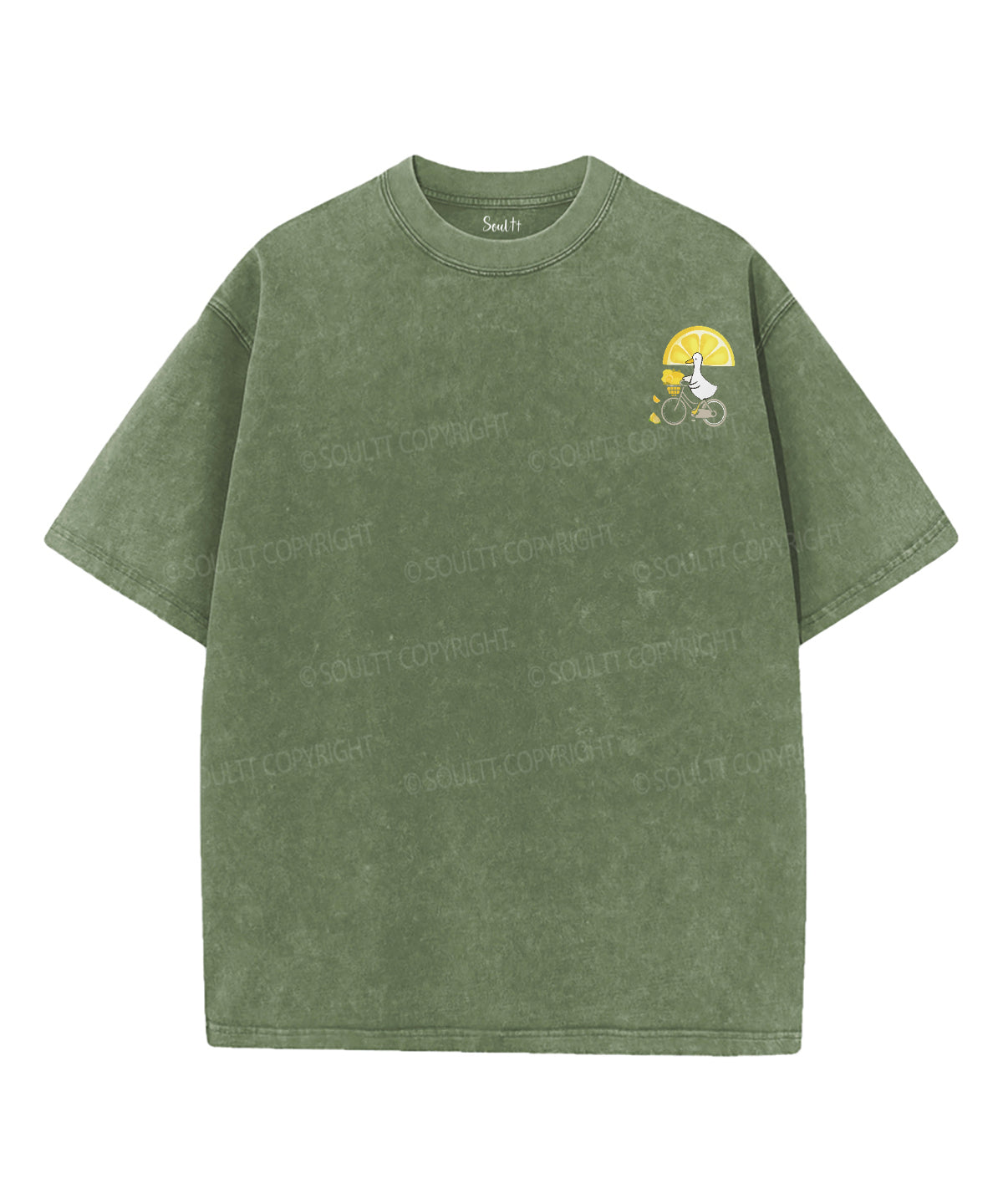 Life Gave Me Some Lemons Double Sided Unisex Washed Christian T-shirt