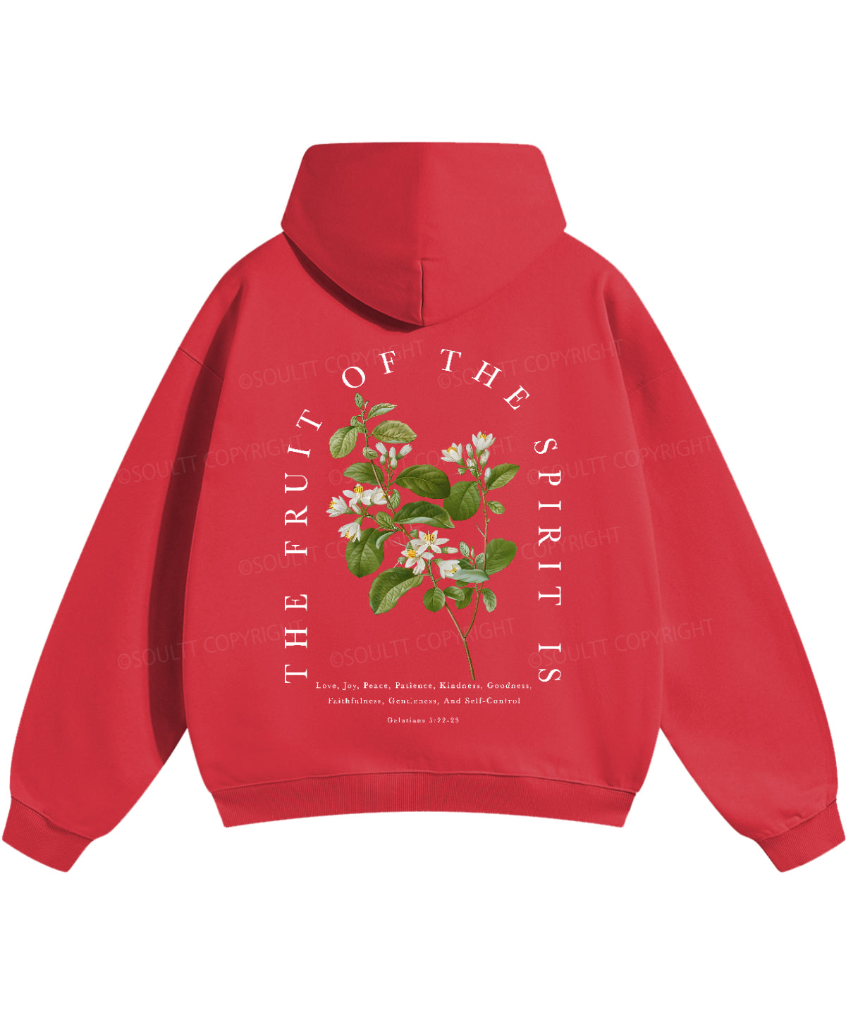Fruit Of The Spirit Double Sided Christian Hoodie