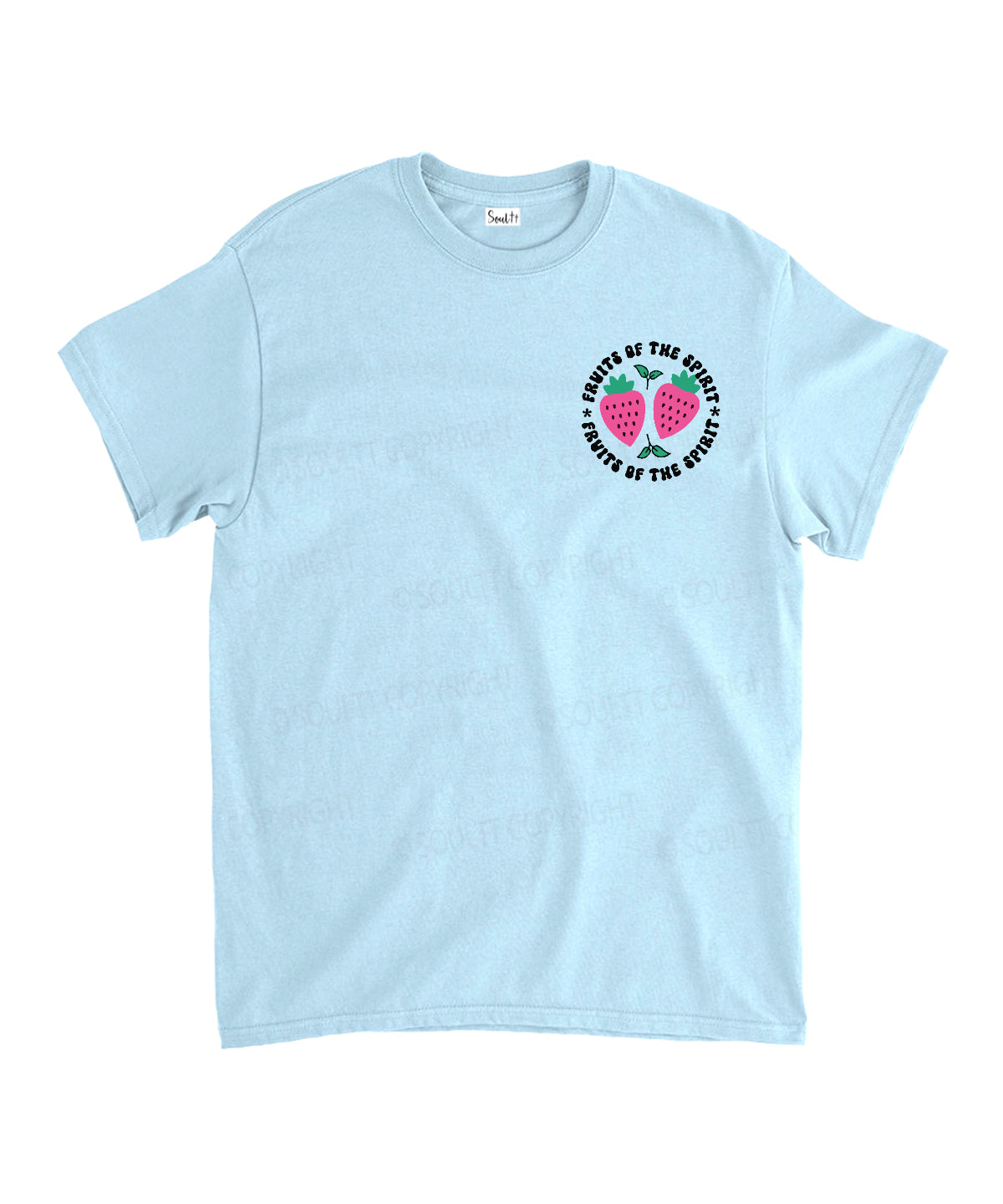 Fruits of the Spirit Double Sided Unisex Cotton Christian T-Shirt