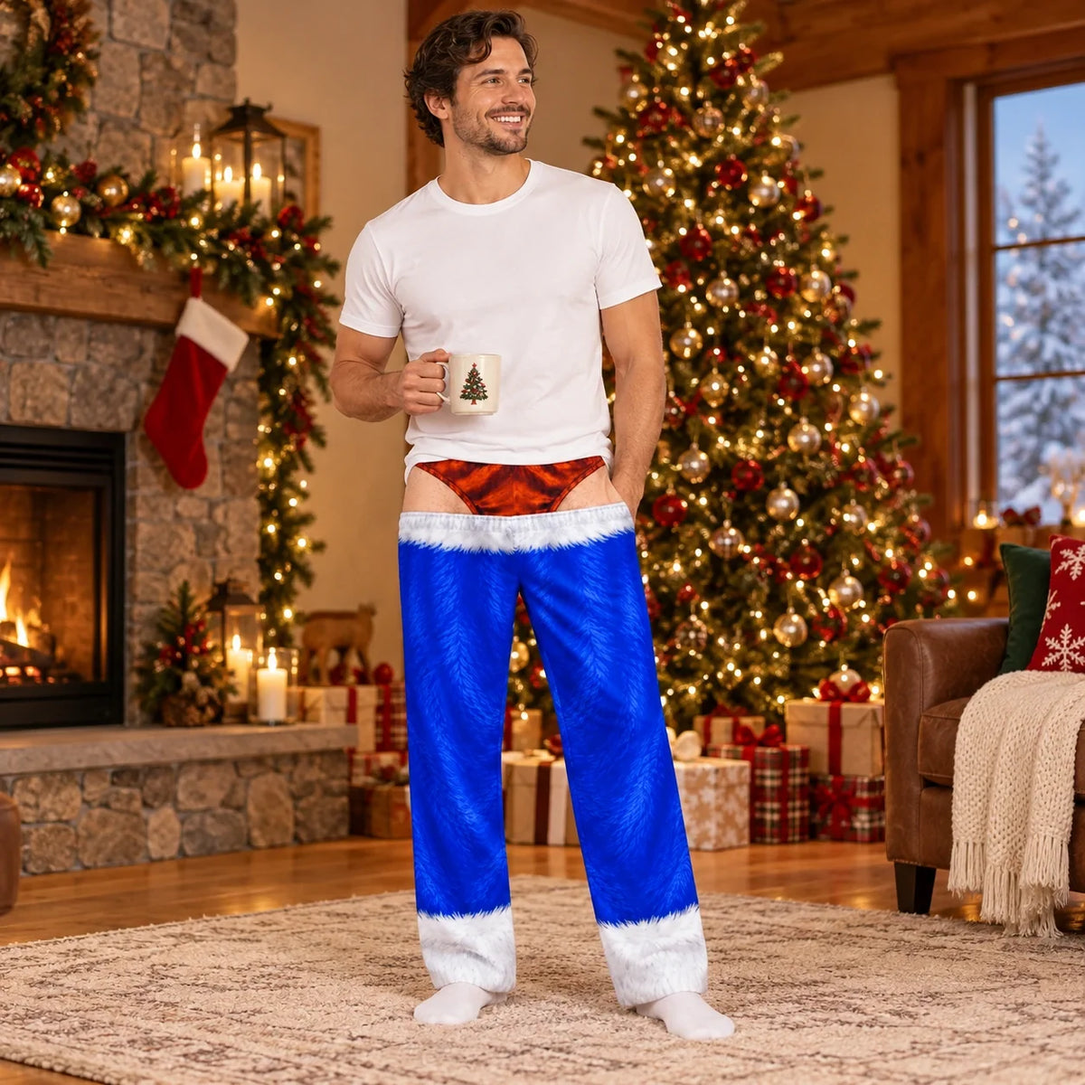 Funny Christmas Gifts for Men - Novelty Pajamas