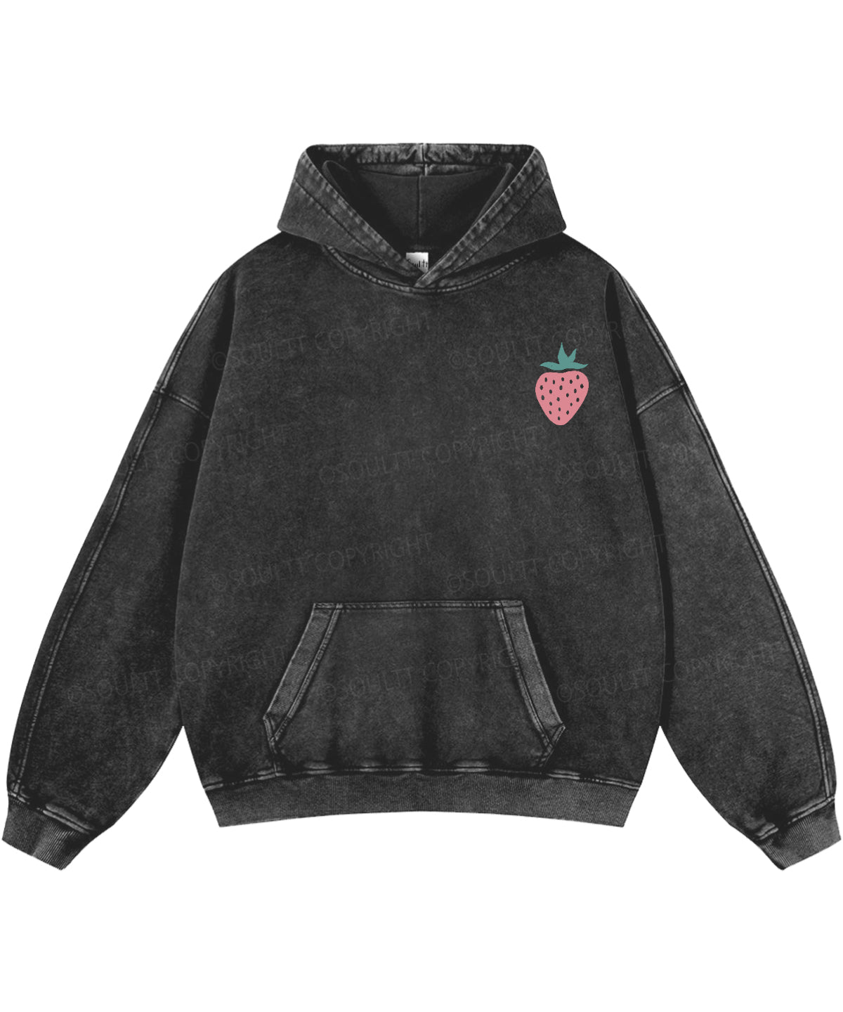 Fruit Of The Spirit Double Sided Washed Christian Hoodie