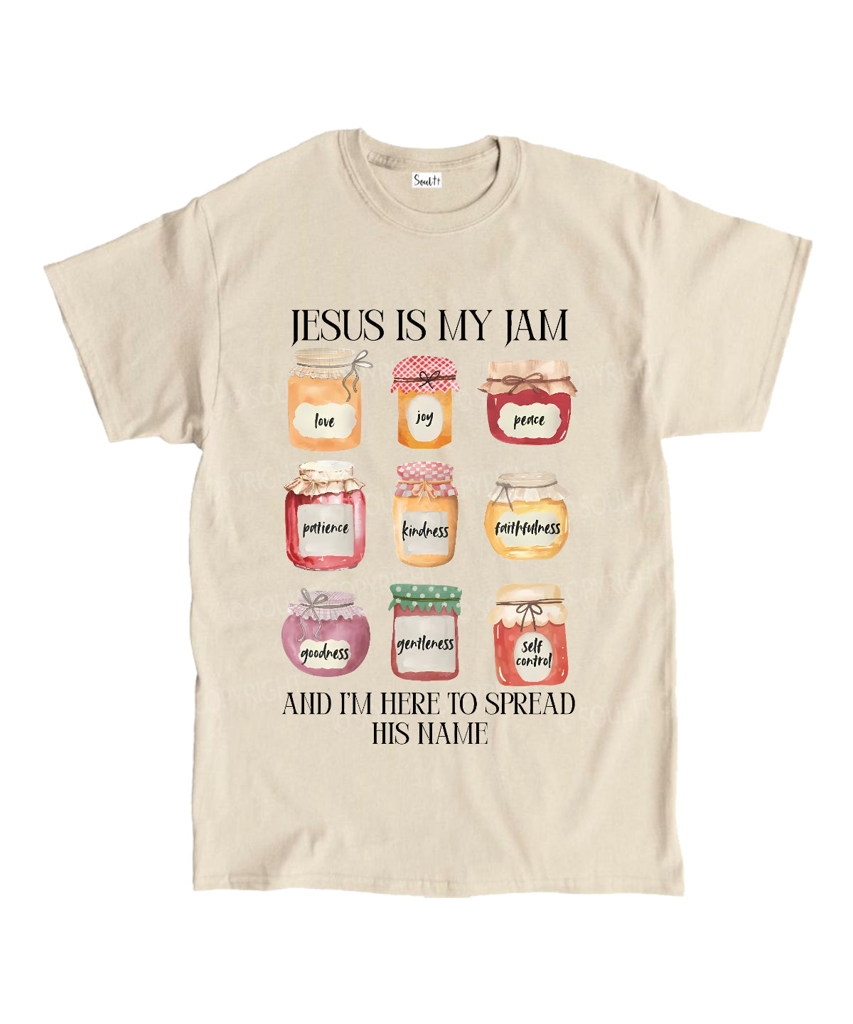 Jesus Is My Jam Unisex Cotton Christian T-Shirt