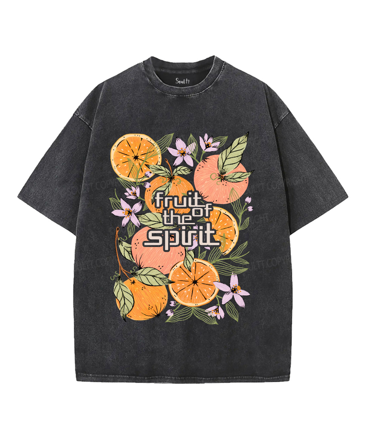 Fruit Of The Spirit Unisex Washed Christian T-shirt