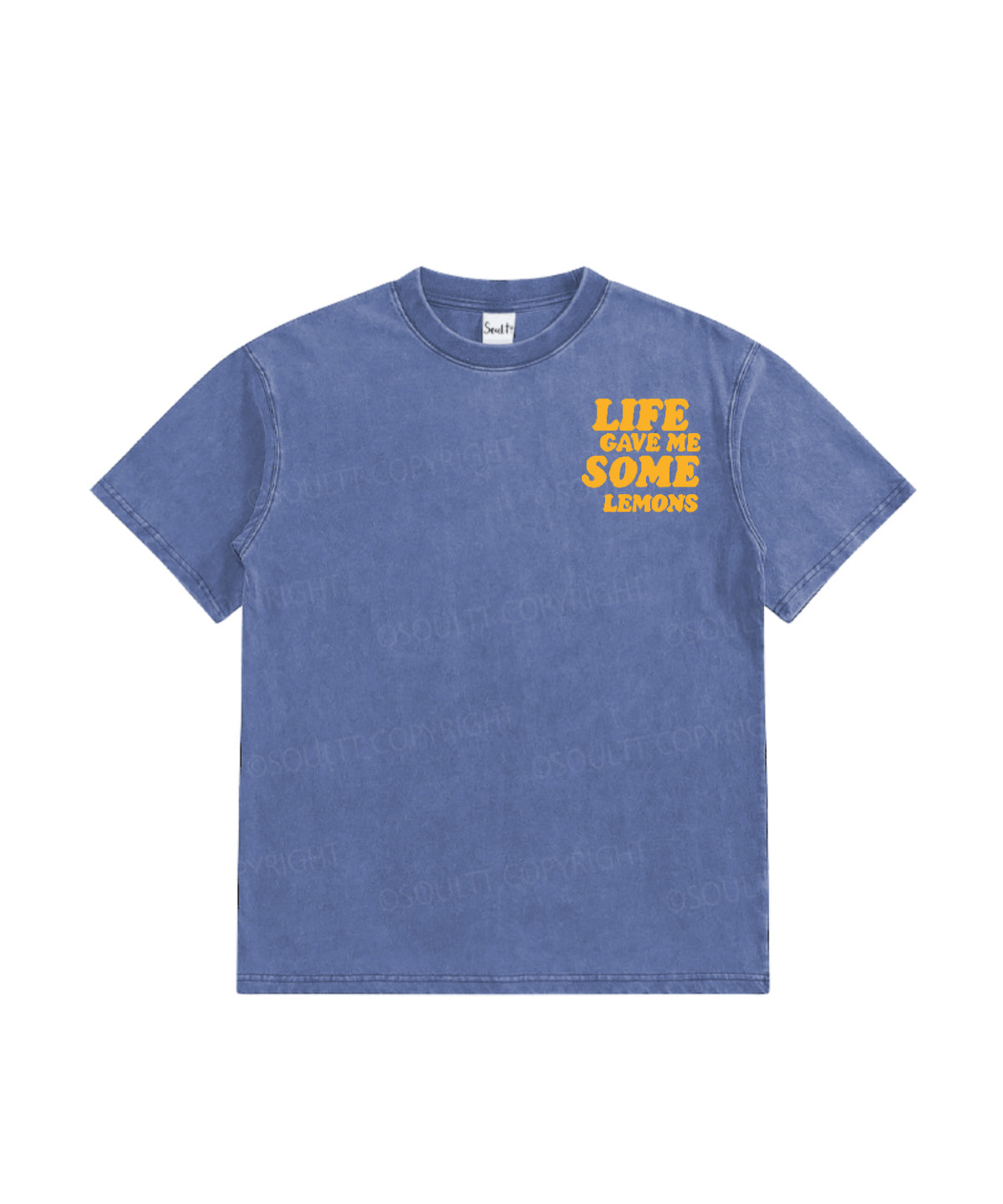 Kids Life Gave Me Some Lemons Double Sided Washed Christian T-shirt