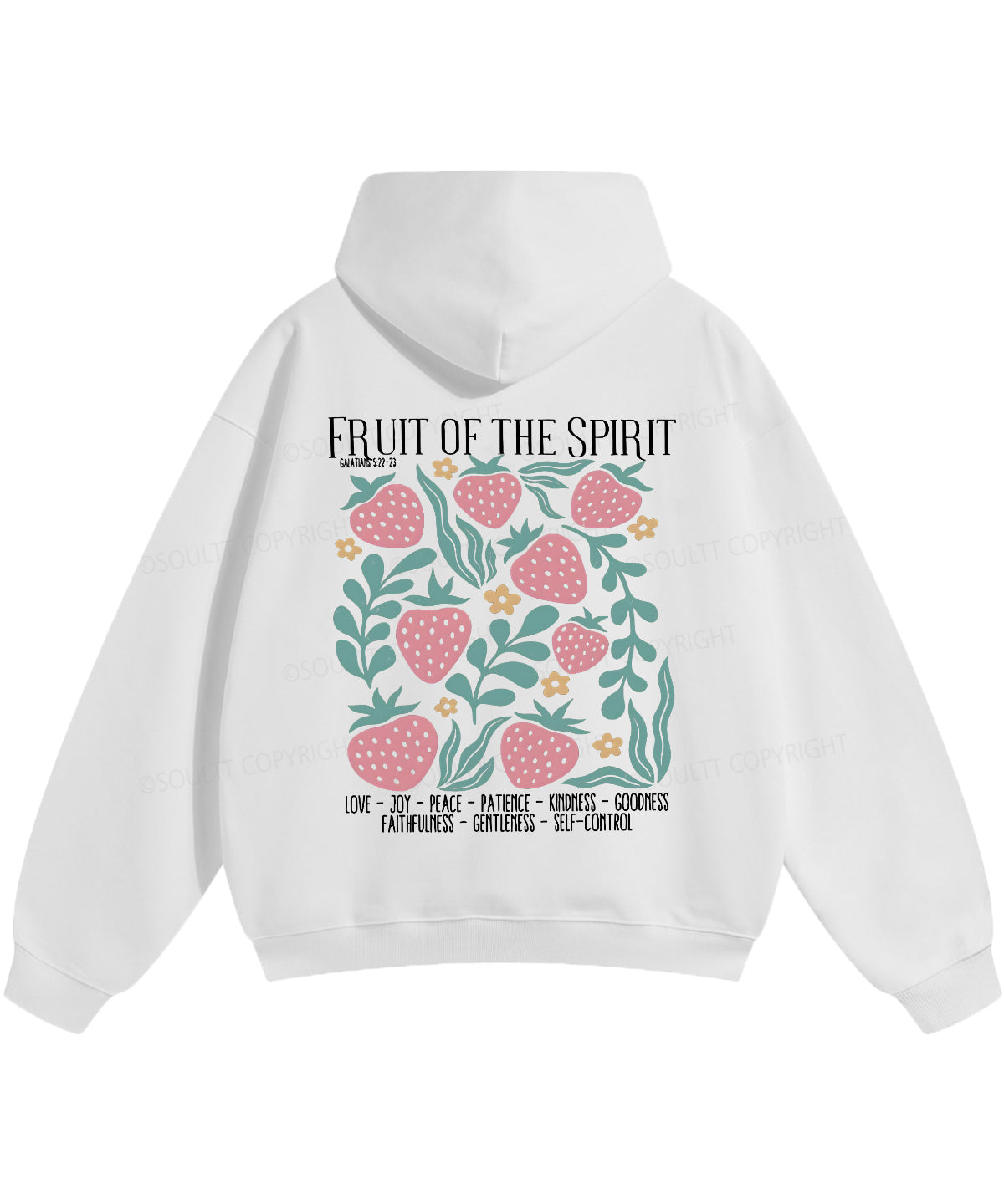 Fruit Of The Spirit Double Sided Christian Hoodie