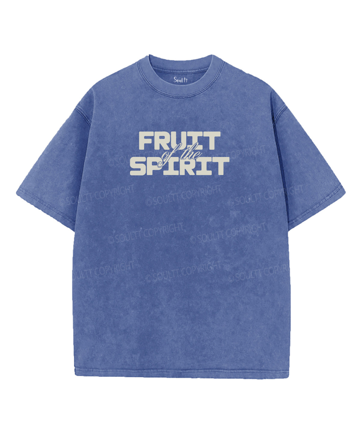 Fruit Of The Spirit Double Sided Unisex Washed Christian T-shirt