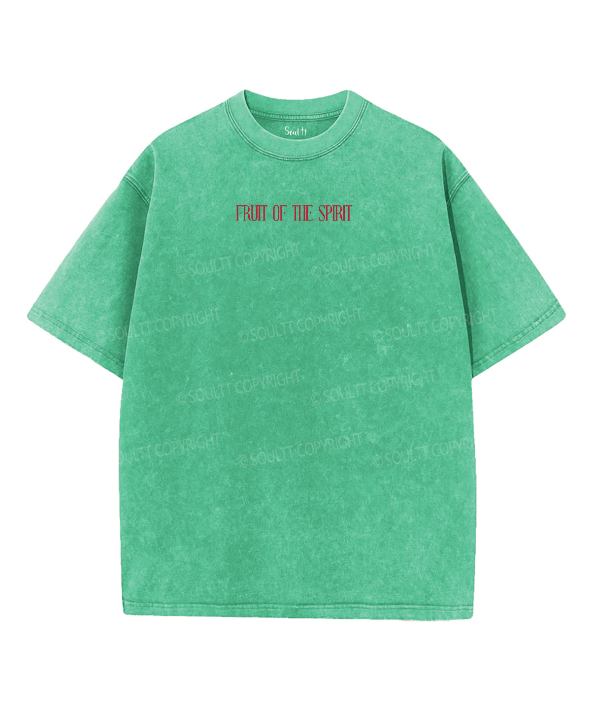 Fruit Of The Spirit Double Sided Washed Christian T-shirt