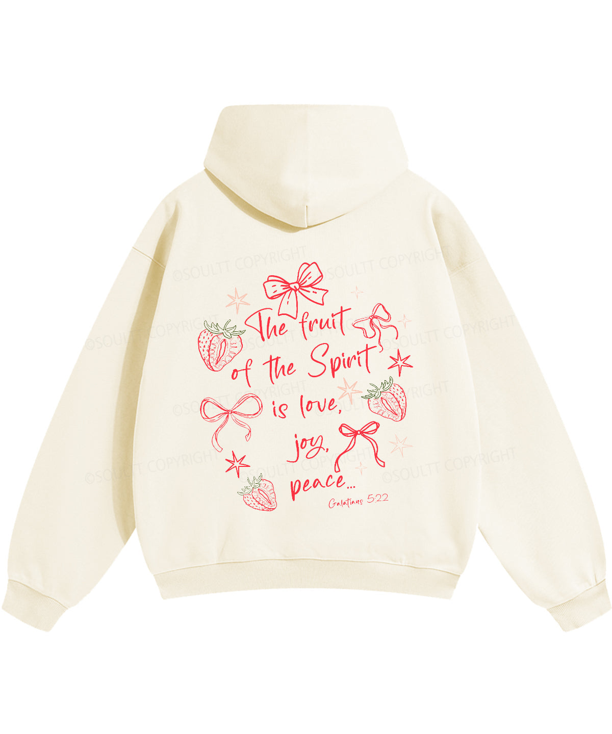 Fruit Of The Spirit Double Sided Christian Hoodie