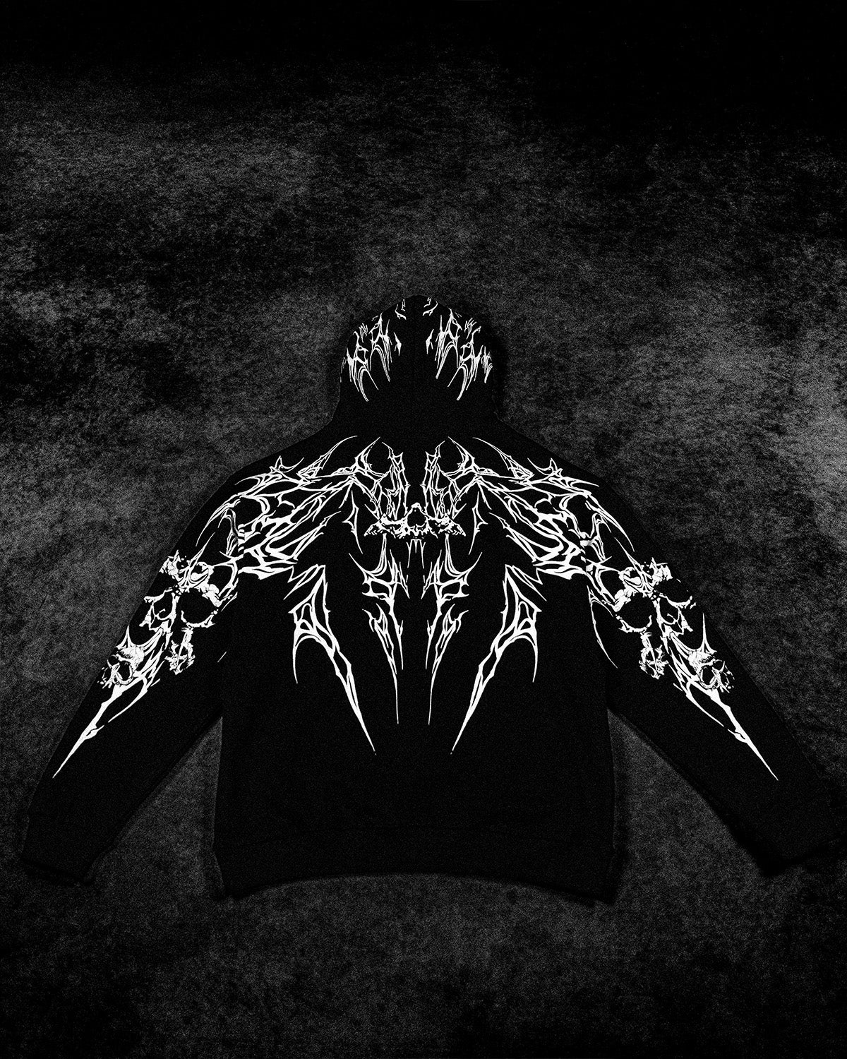 Tattoo Print Sweatshirt [BLACK]
