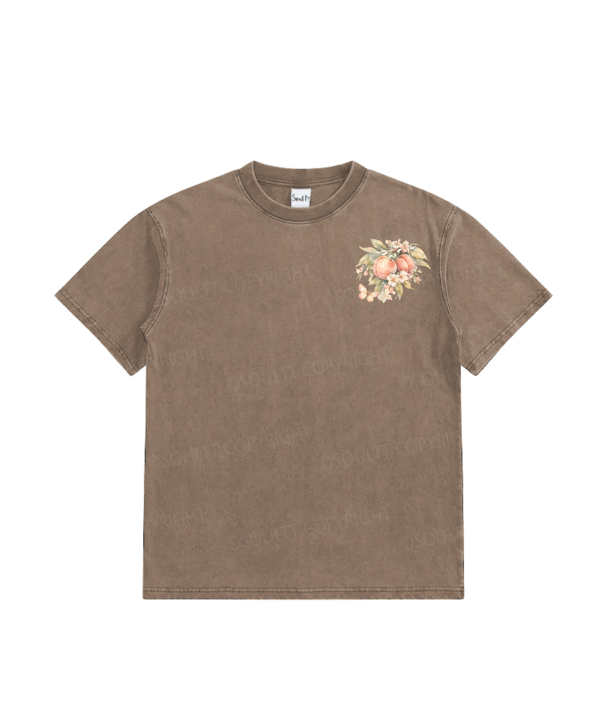 Kids Fruit Of The Spirit Double Sided Washed Christian T-shirt
