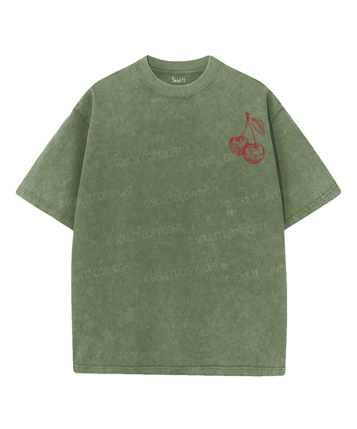 Fruit Of The Spirit Double Sided Unisex Washed Christian T-shirt
