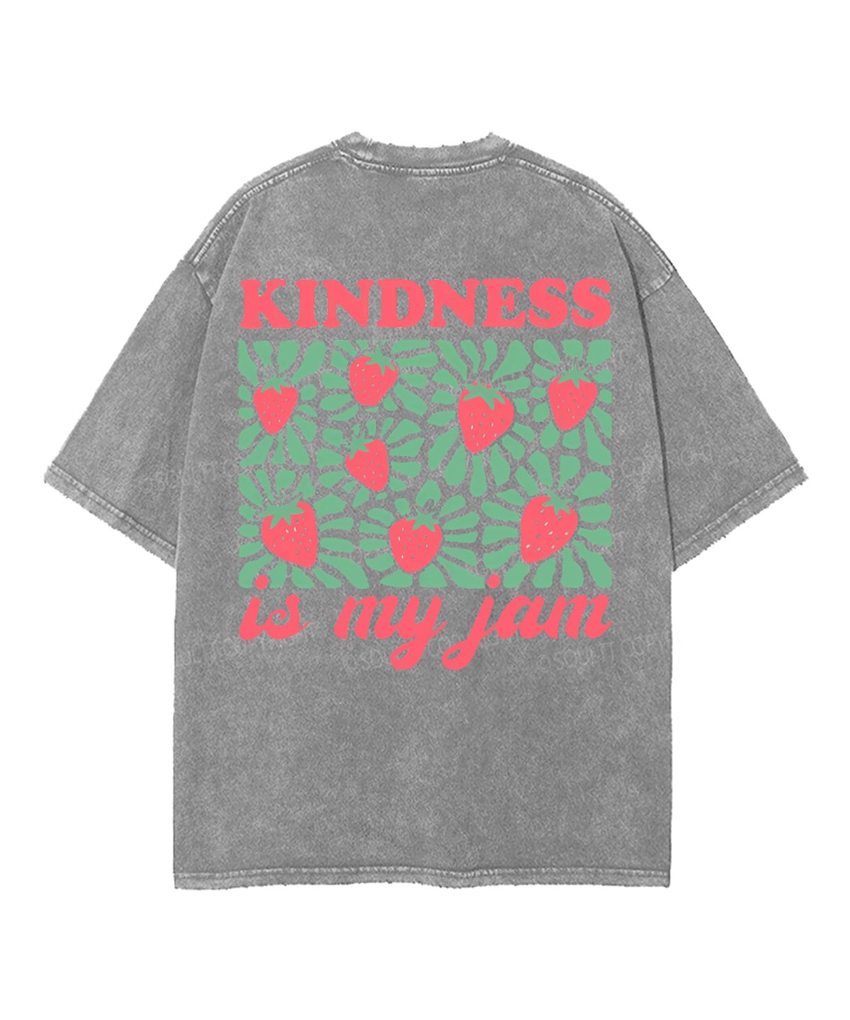 Kindness Is My Jam Double Sided Unisex Washed Christian T-shirt