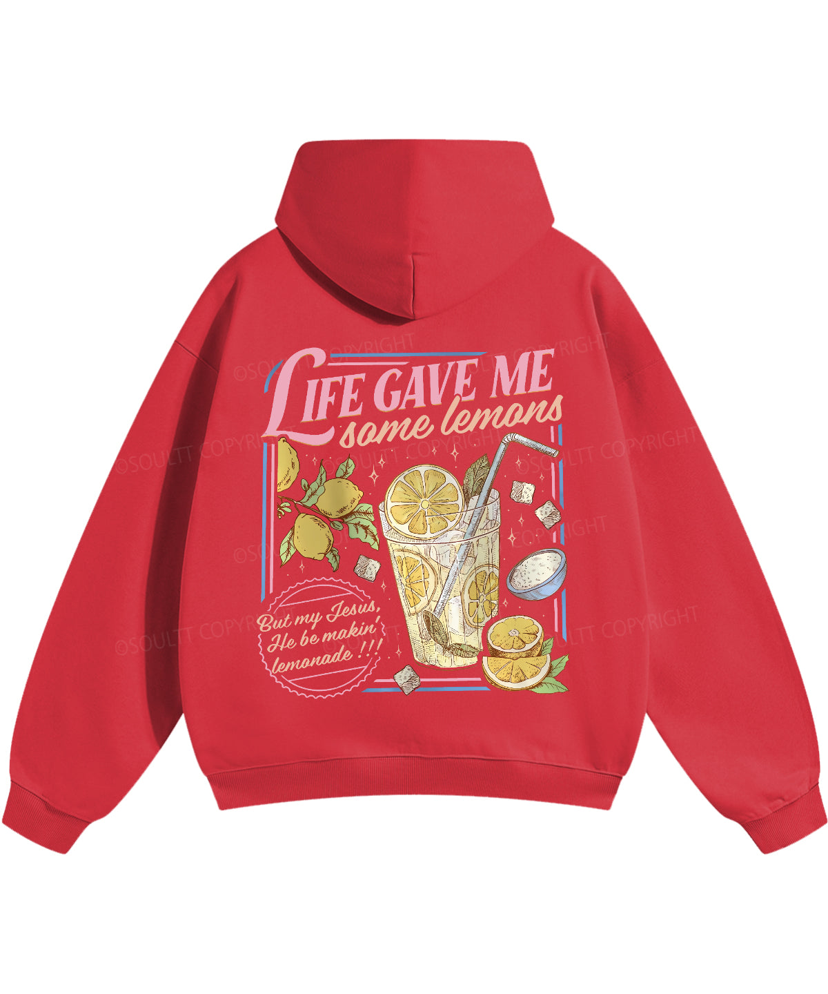 Life Gave Me Some Lemans Double Sided Christian Hoodie