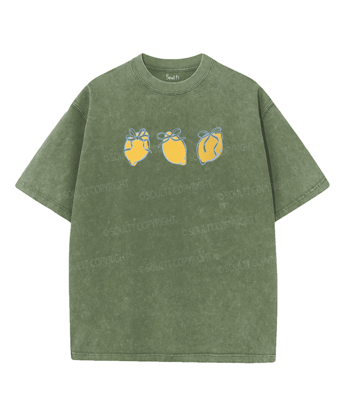 Life Give Me Some Lemons Double Sided Unisex Washed Christian T-shirt