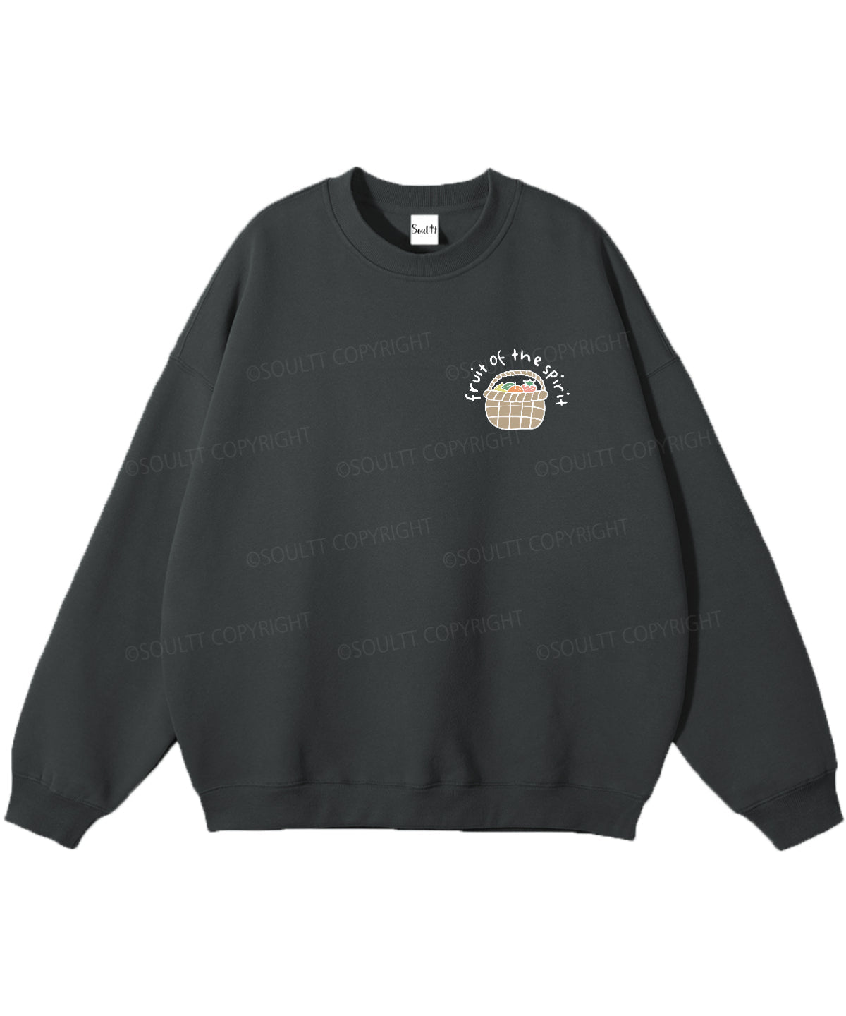 Fruit Of The Spirit Double Sided Christian Sweatshirt