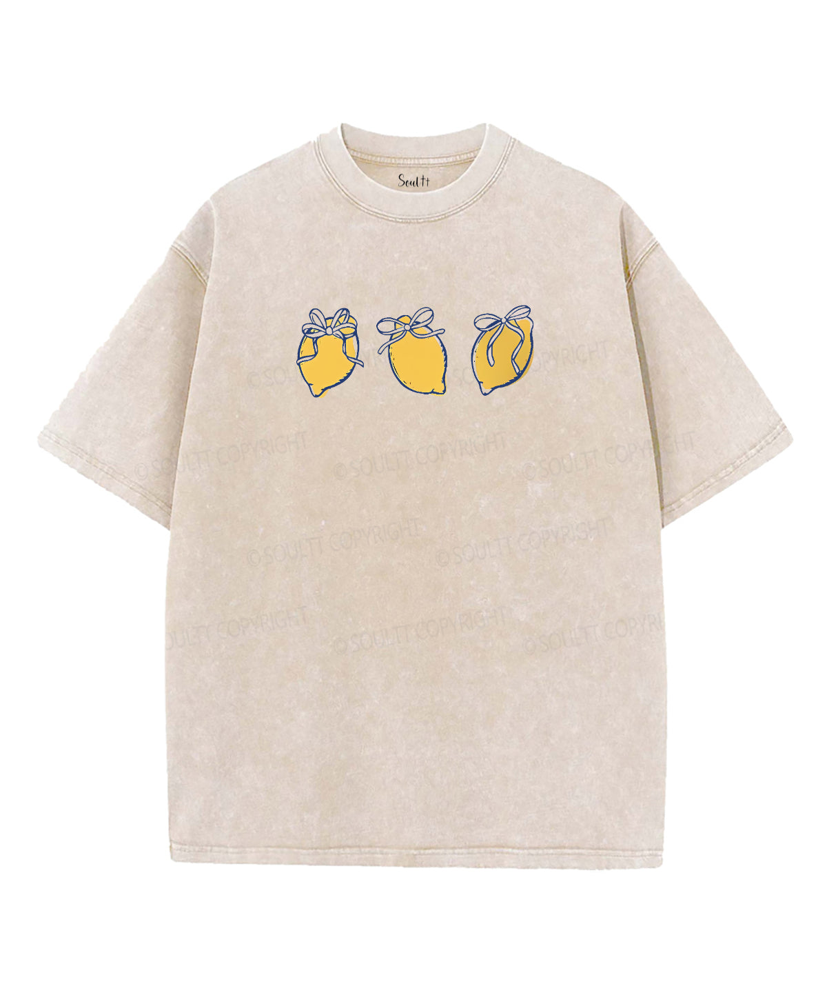 Life Give Me Some Lemons Double Sided Unisex Washed Christian T-shirt