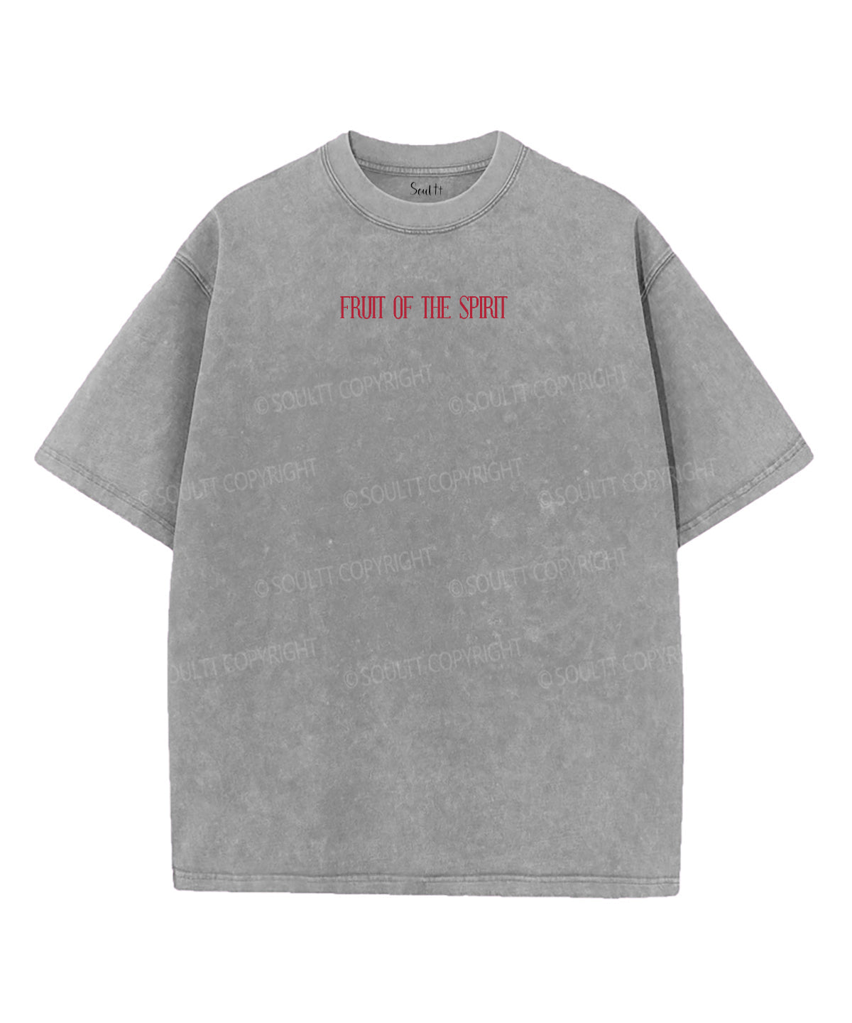 Fruit Of The Spirit Double Sided Washed Christian T-shirt