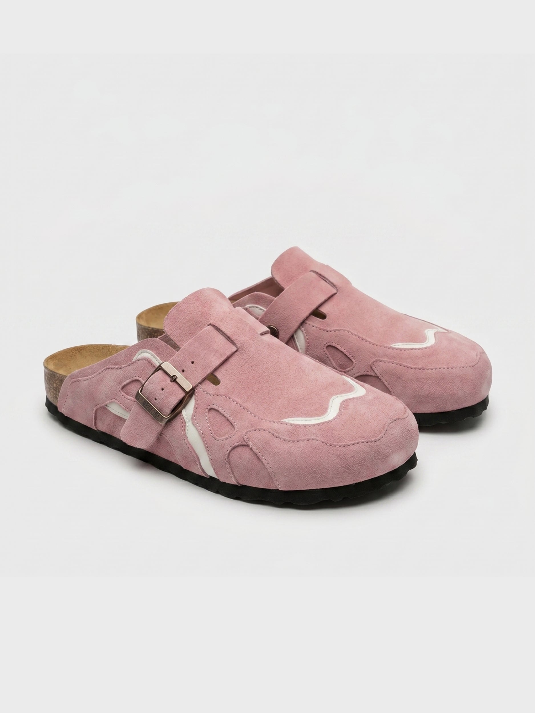 Wavey Clogs - Dusty Pink