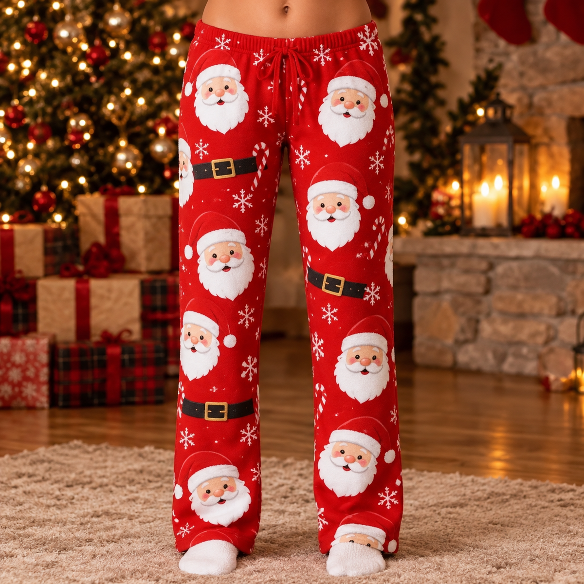 Custom Butt Flap Christmas Pajamas – Funny Holiday Sleep Pants