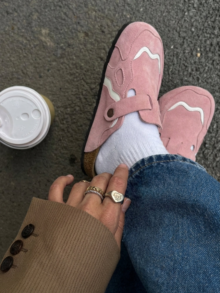Wavey Clogs - Grey