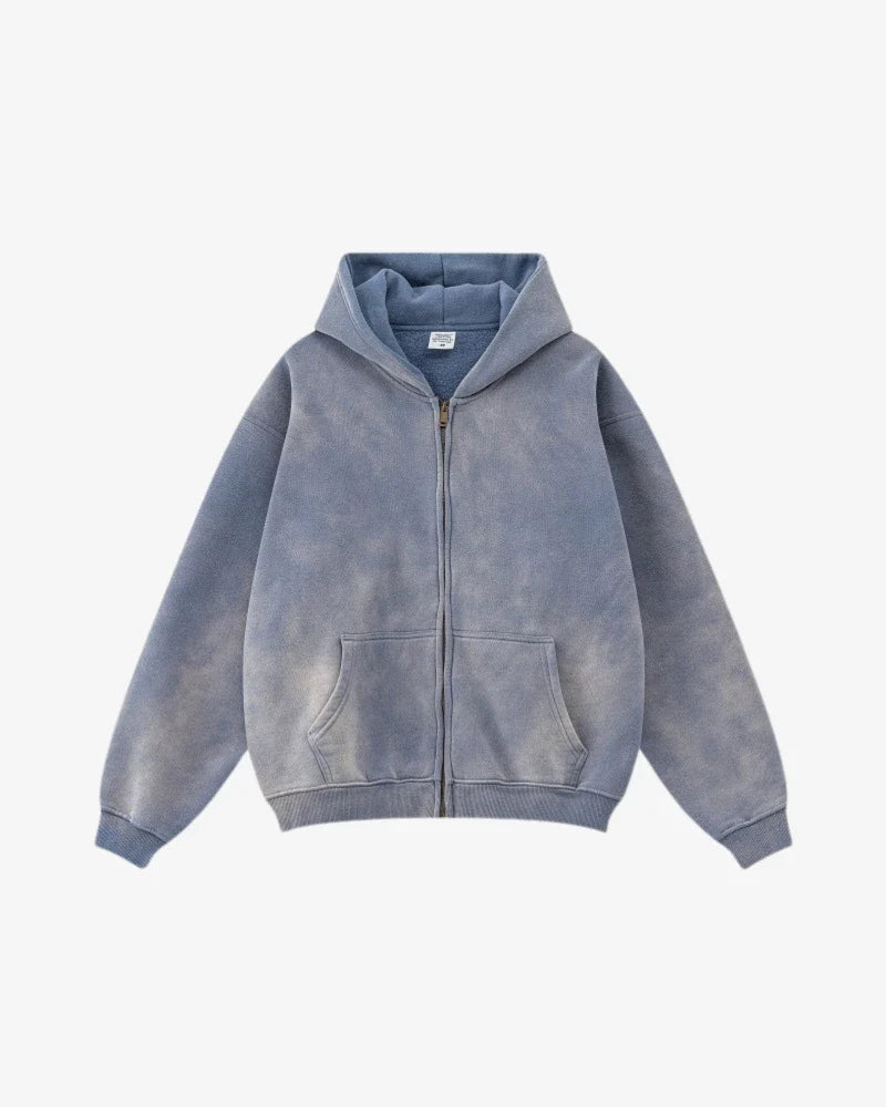 Mondial Washed Zip Hoodie