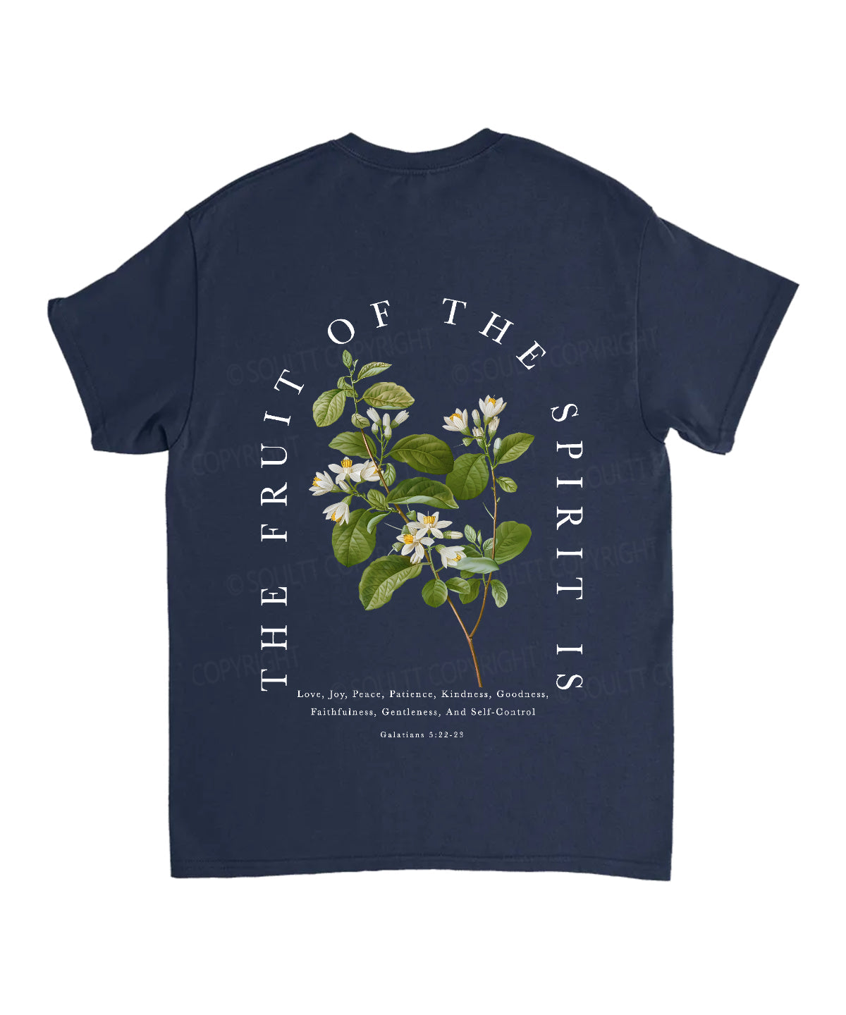 Fruit Of The Spirit Double Sided Unisex Cotton Christian T-Shirt