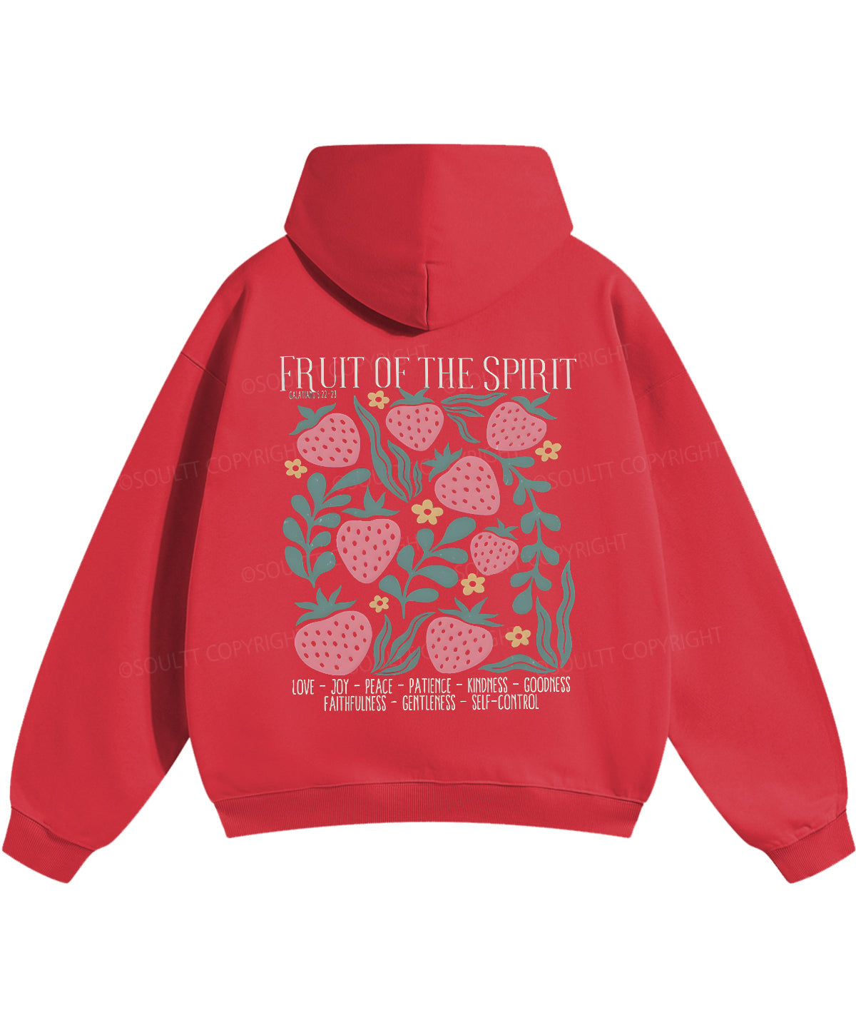 Fruit Of The Spirit Double Sided Christian Hoodie