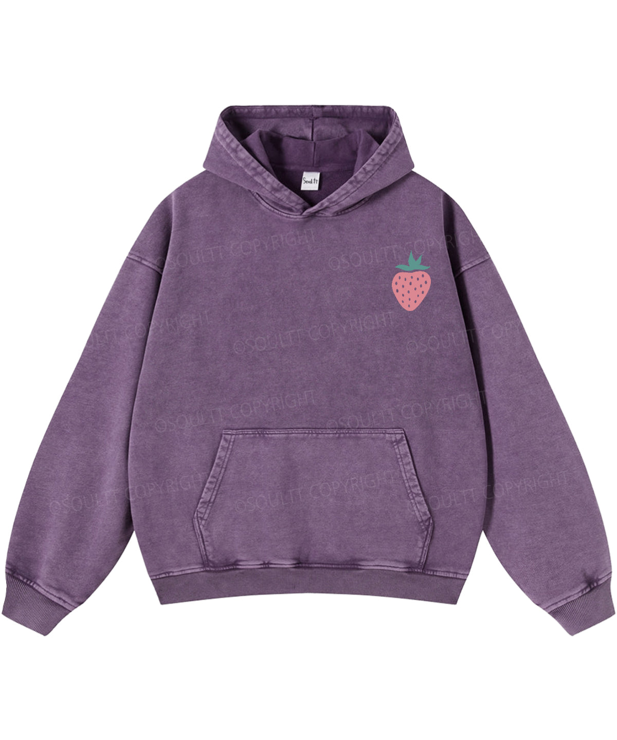 Fruit Of The Spirit Double Sided Washed Christian Hoodie