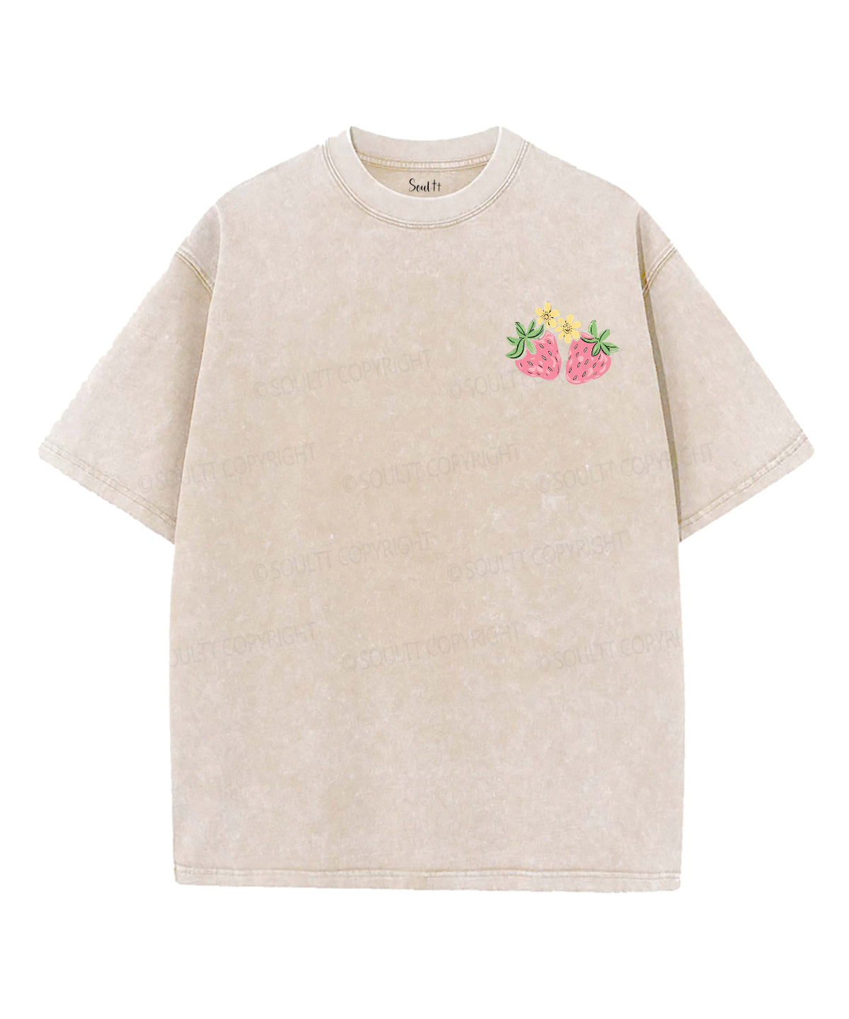 Fruit Of The Spirit Double Sided Unisex Washed Christian T-shirt