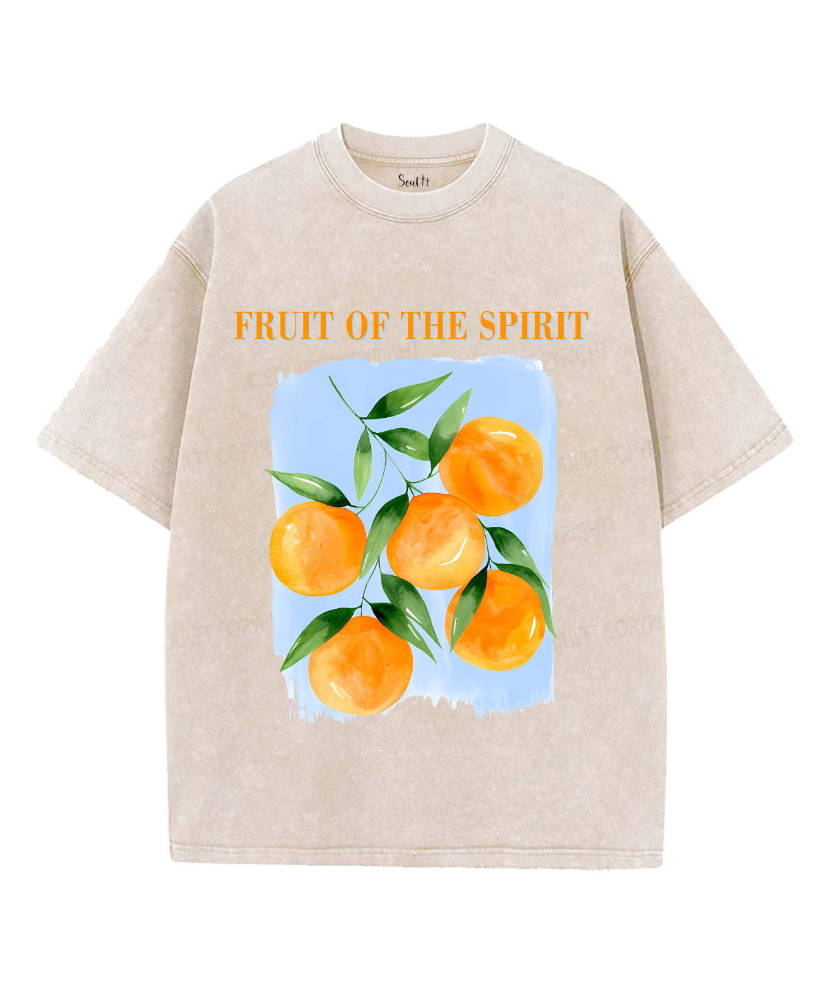 Fruit Of The Spirit Unisex Washed Christian T-shirt