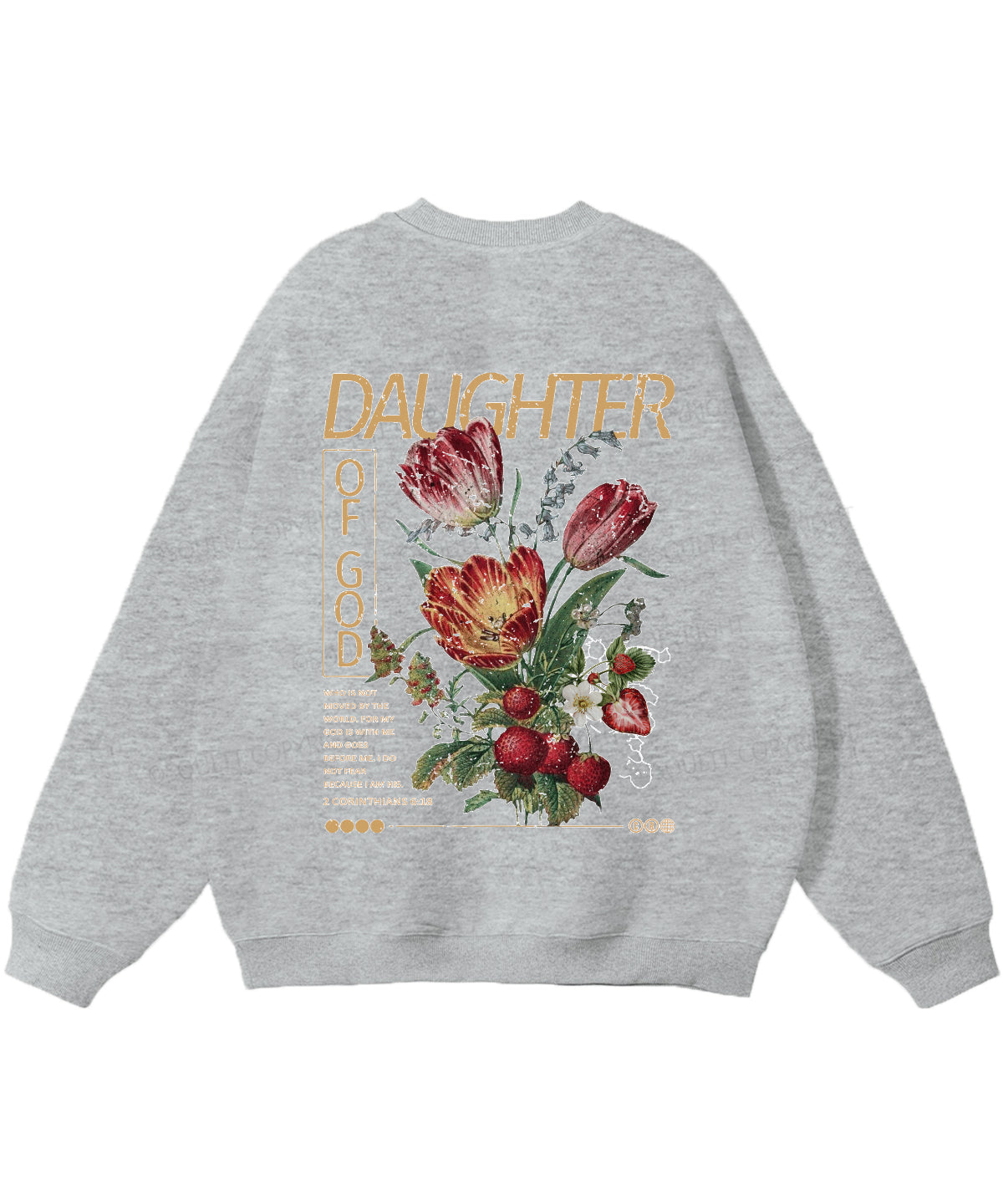 Daughter Of God Double Sided Christian Sweatshirt