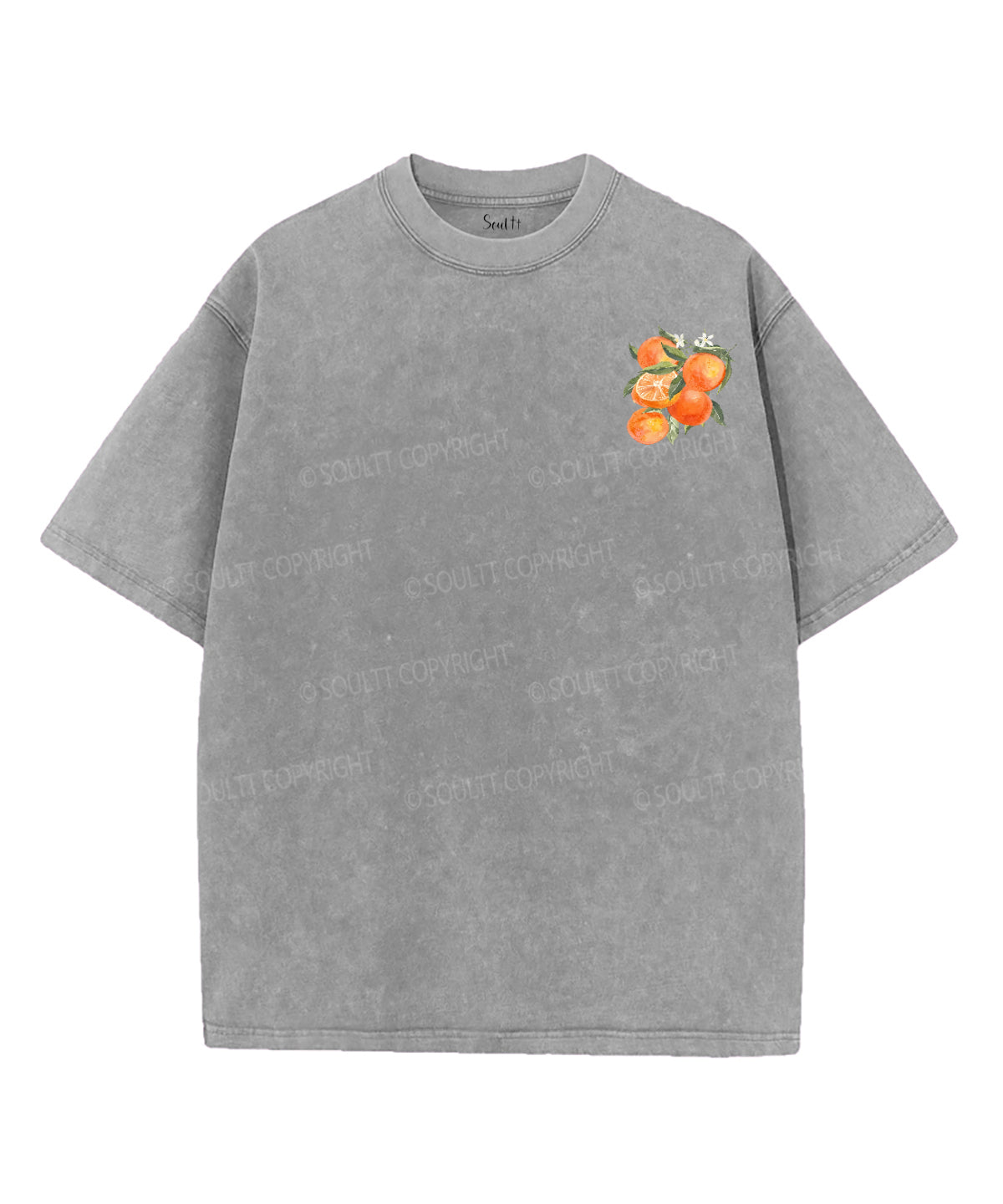 Fruit Of The Spirit Double Sided Unisex Washed Christian T-shirt